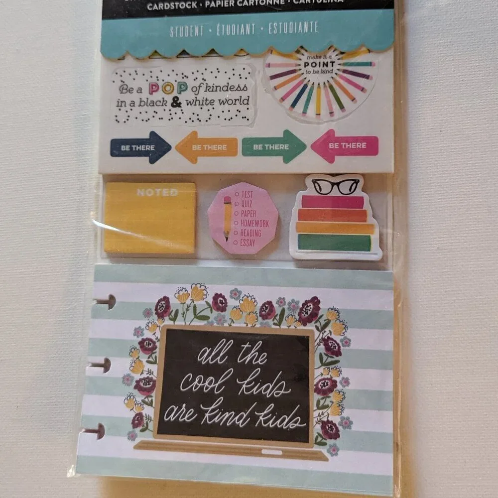 NWT Back to School Student 366 pcs Happy Planner Sticker Multi Pack Stickers NEW